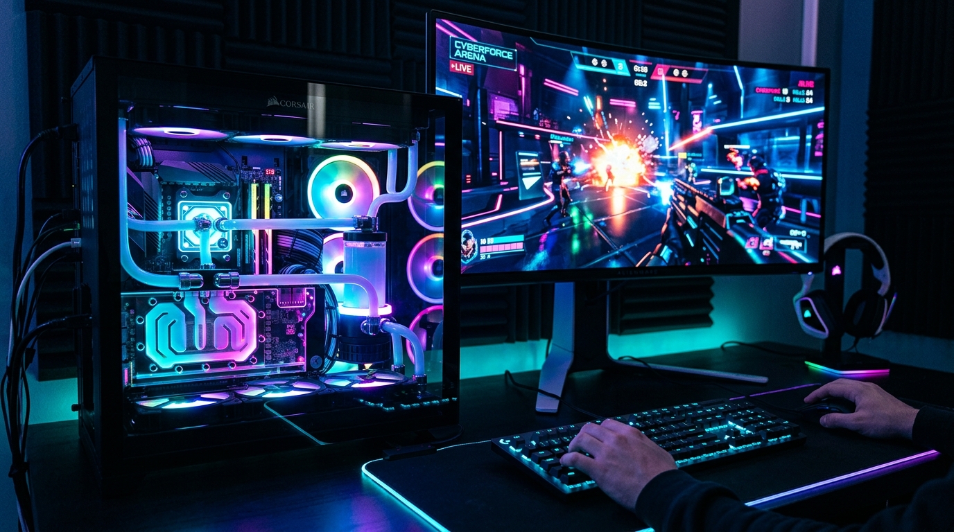 Cyber Gaming Battle Station